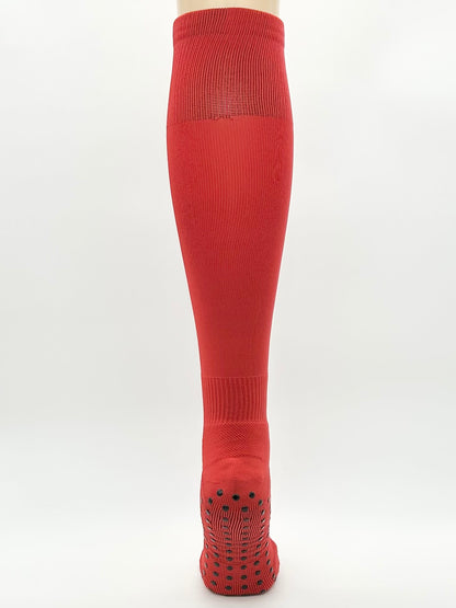 Knee High Red Grip Socks