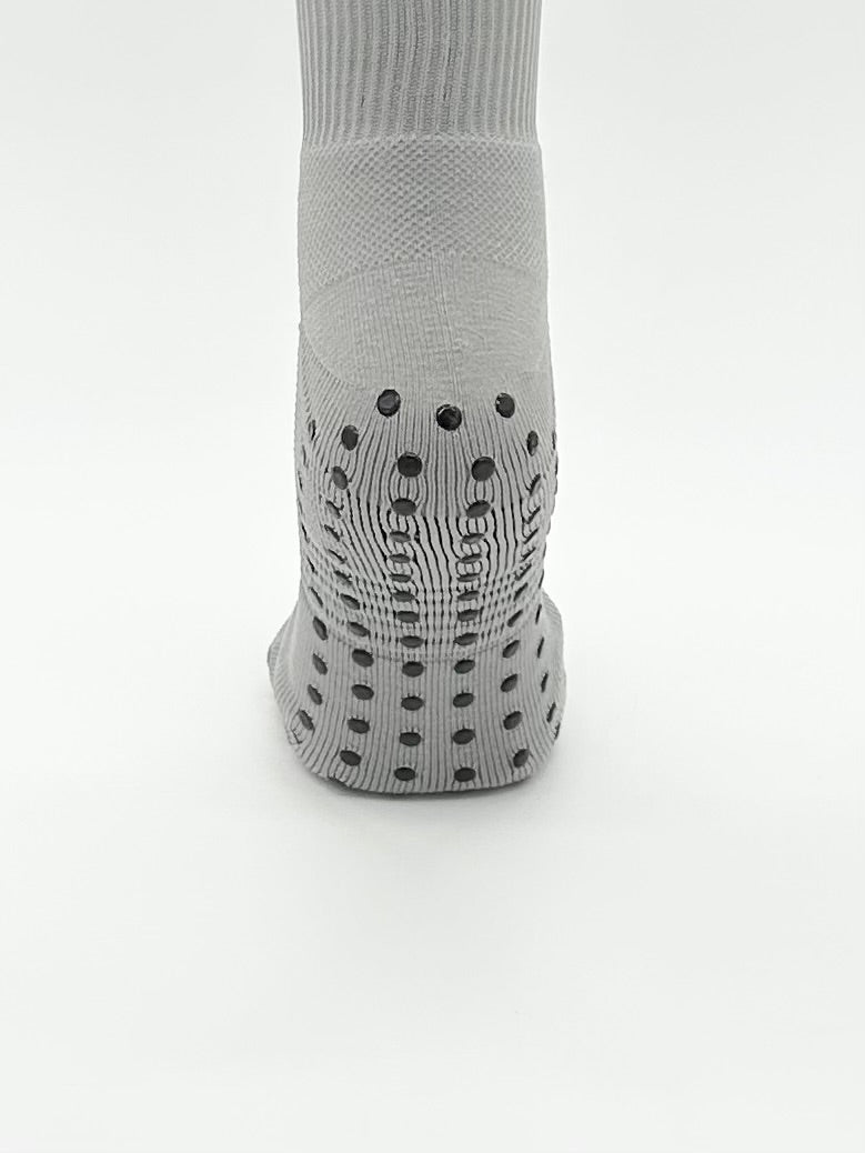 Knee High Grey Grip Socks