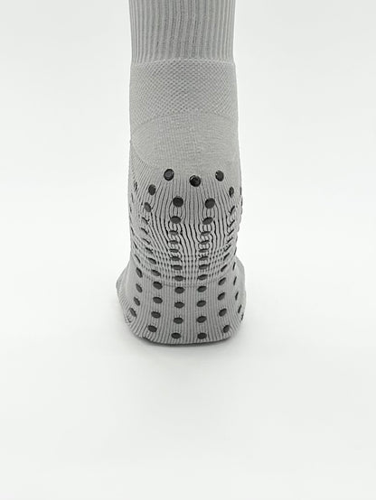 Knee High Grey Grip Socks