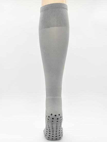 Knee High Grey Grip Socks