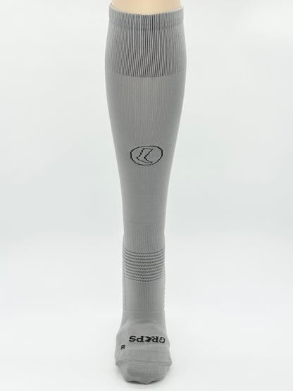 Knee High Grey Grip Socks