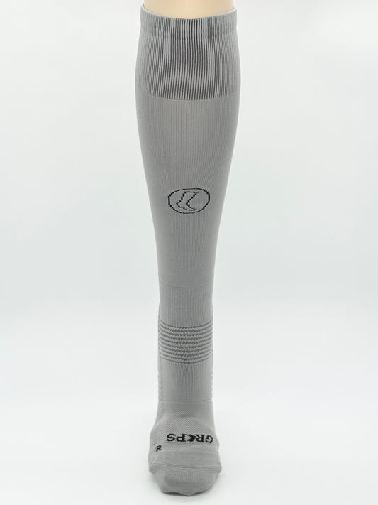 Knee High Grey Grip Socks