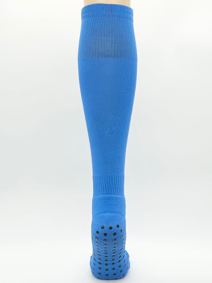 Knee High Blue Grip Socks